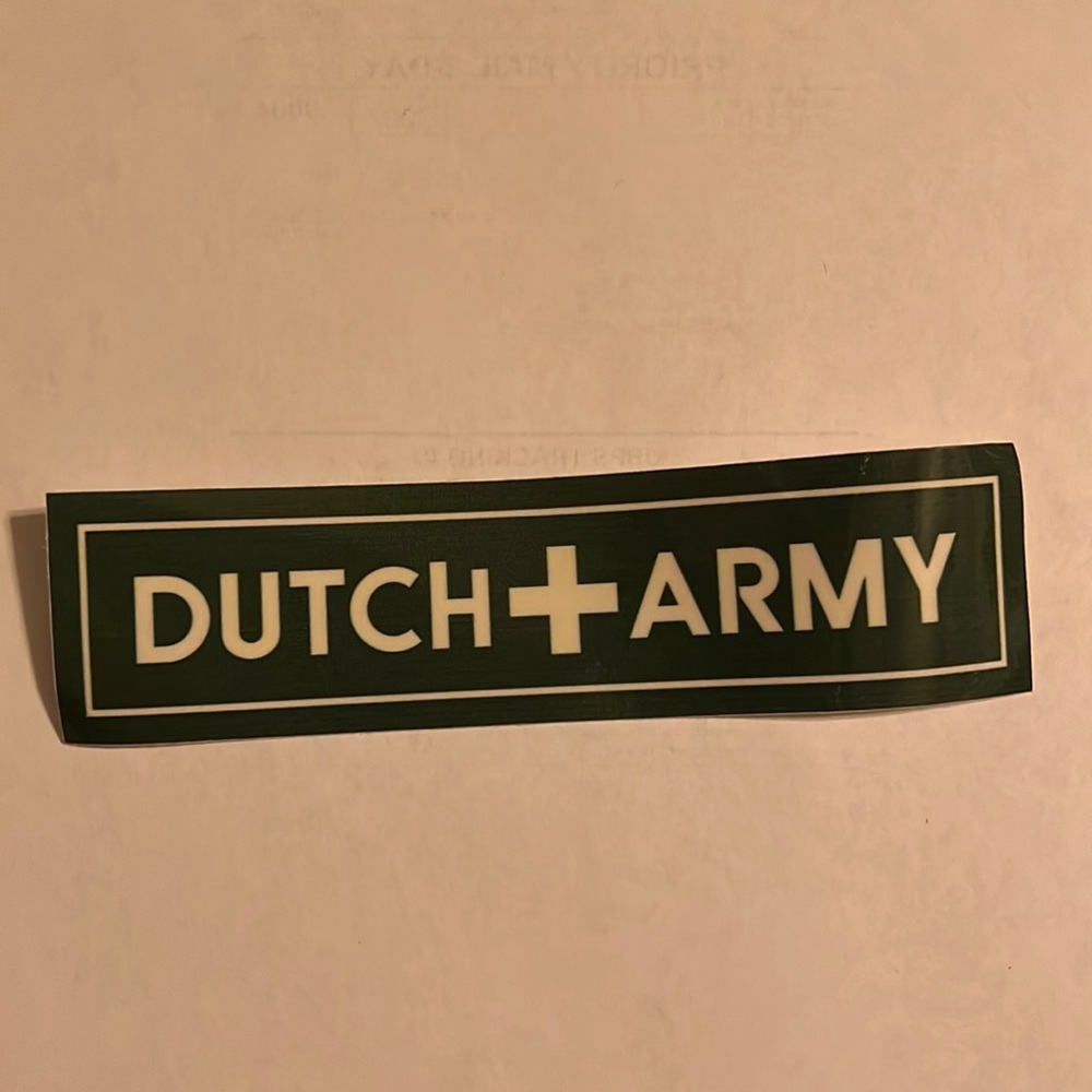 Dutch Bros limited edition sticker